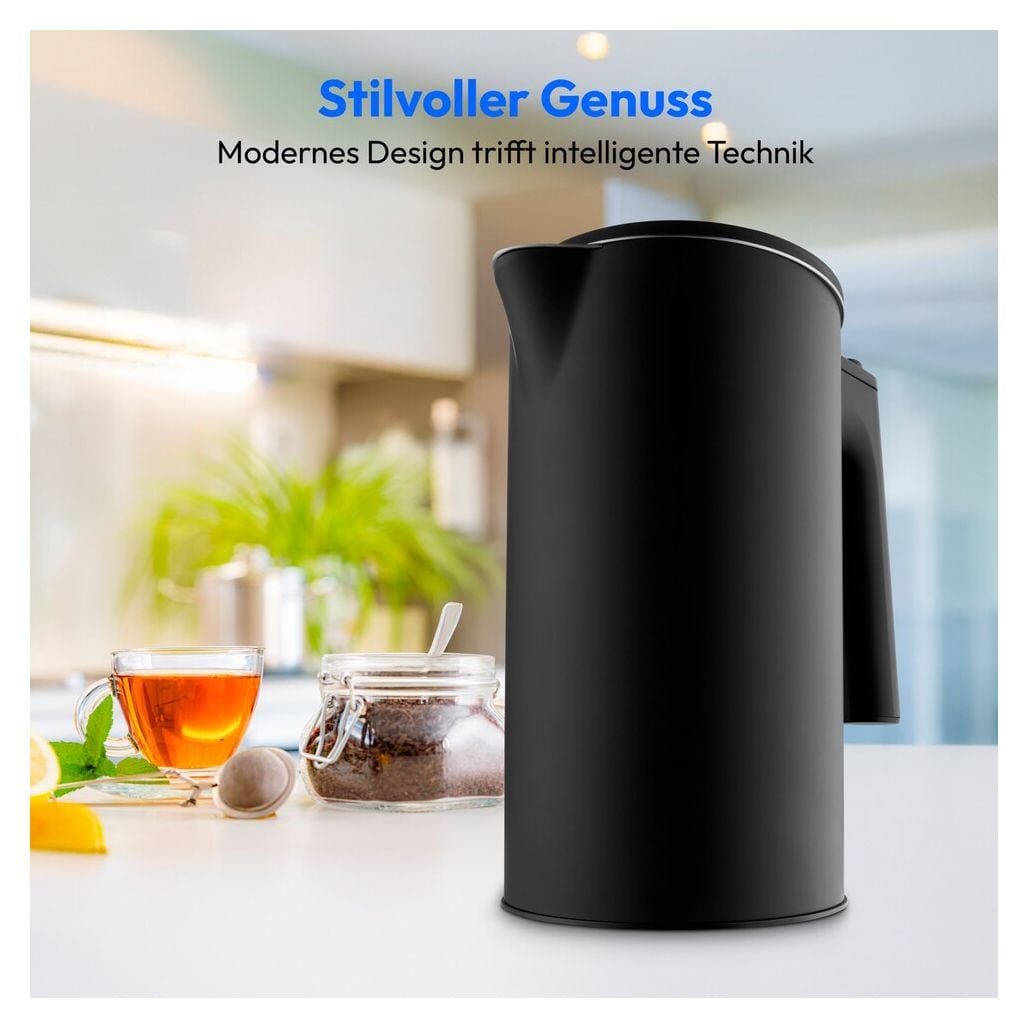 MD12106 1,5 l Wasserkocher 2200 W  (Schwarz) 