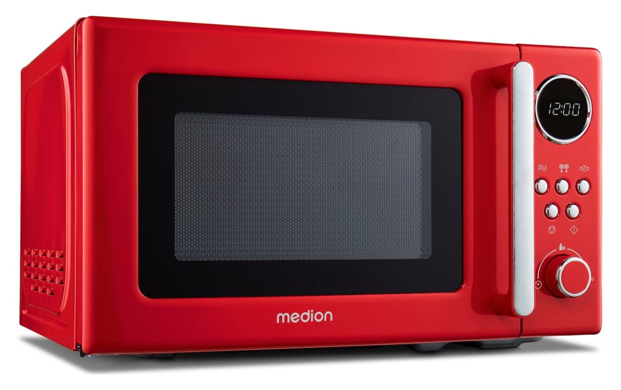 MD15000 Freistehende Mikrowelle 800 W Größe: klein 5 Stufen  (Rot) 