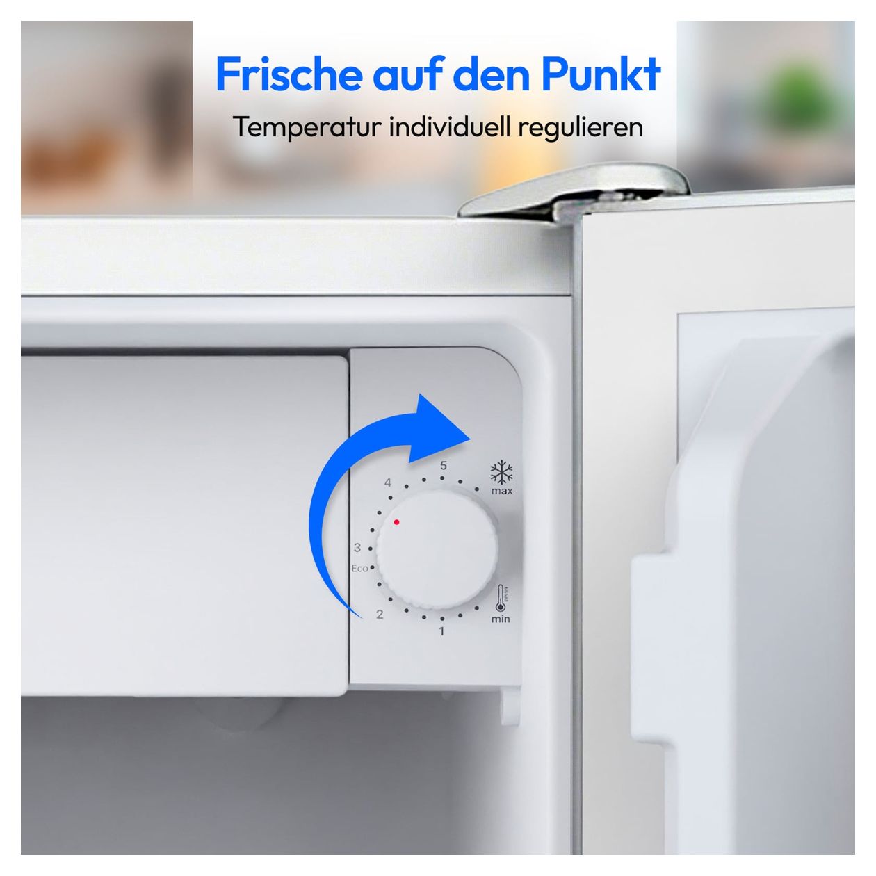MD370001 42 l / 37 l Tischkühlschrank EEK: E 80 kWh Jahr  (Weiß) 
