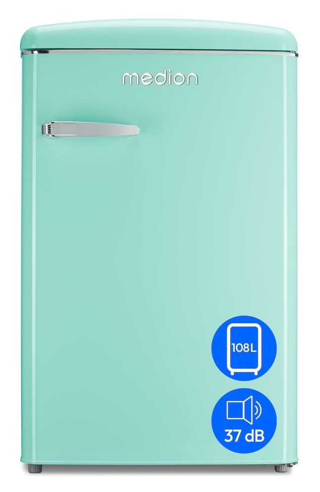MD37790 108 l / 95 l Kühlschrank freistehend EEK: D 110 kWh Jahr  (Türkis) 