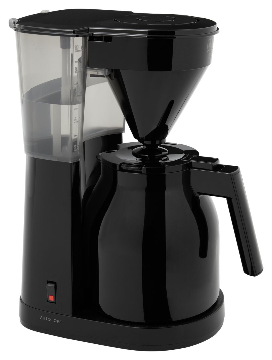 1023-06  Easy II Therm 8 Tassen Thermo Filterkaffeemaschine  (Schwarz) 
