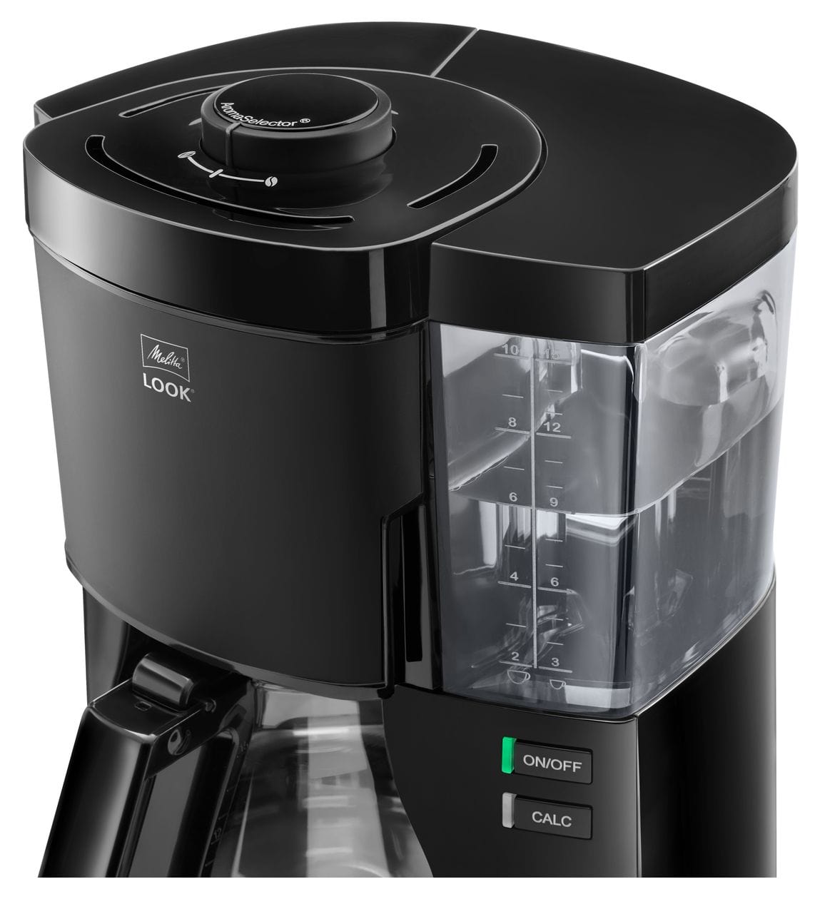 1025-02 Look V Basic 15 Tassen Filterkaffeemaschine 1,2 l  (Schwarz) 