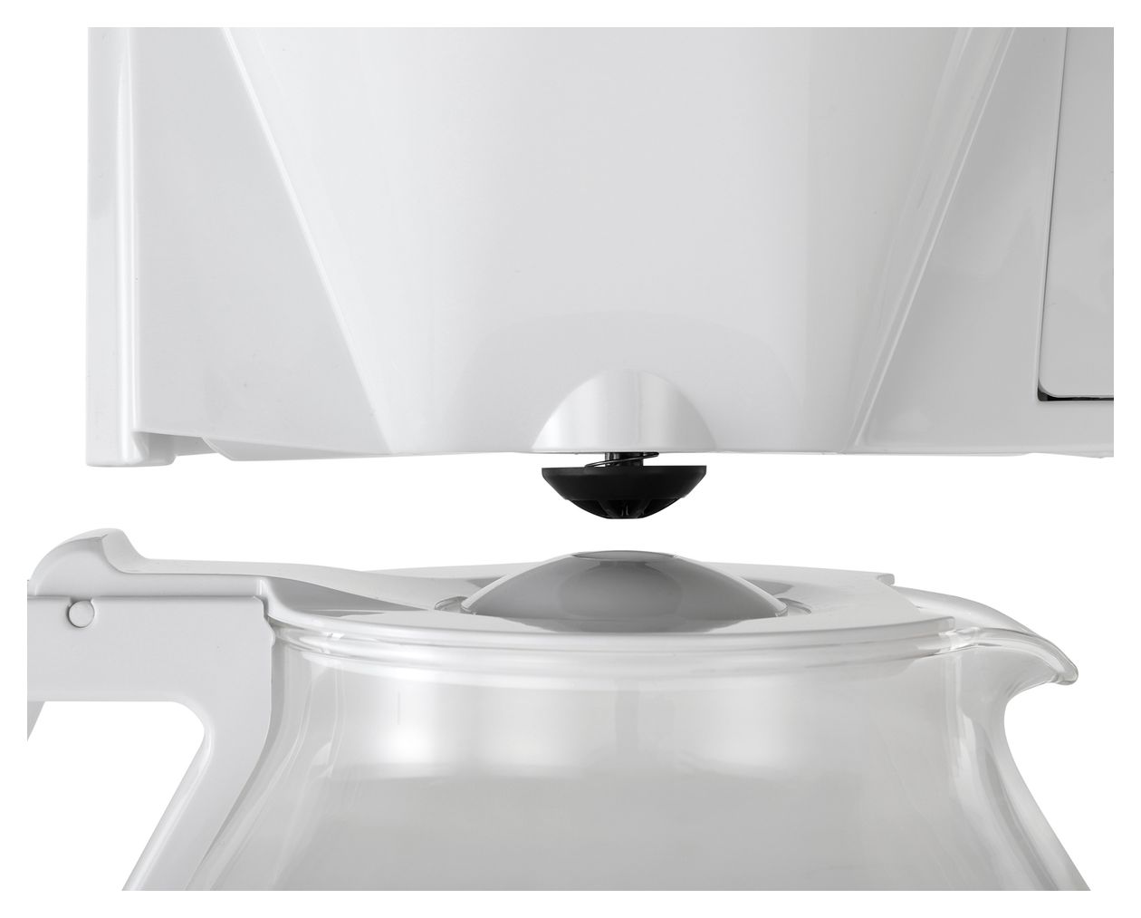 1025-05 15 Tassen Filterkaffeemaschine  (Silber, Weiß) 