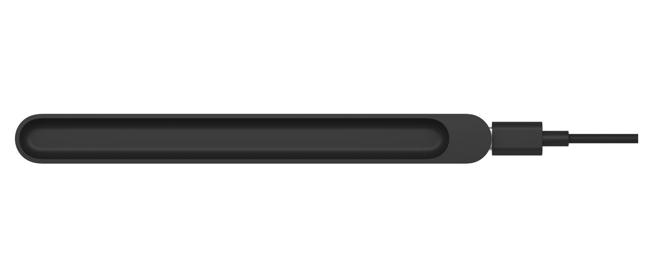 Surface Slim Pen 2 Bluetooth Eingabestift für Microsoft Surface Laptop Studio Surface Pro 8 - 9 Surface Pro X Surface Duo 2 Surface Hub 2S Surface Slim Pen 2 Pen Tips Surface Slim Pen Charger Schwarz 