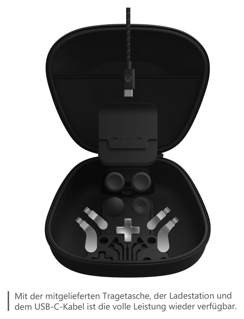 Xbox Elite Wireless Controller Series 2 – Complete Component Pack Spiele-Controllerzusatz PC, Xbox One Elite Series 2  (Schwarz, Silber) 