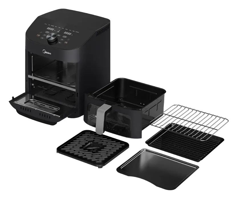 MAD1100DADK Doppel Heißluftfritteuse 11 l 1700 W  (Schwarz) 