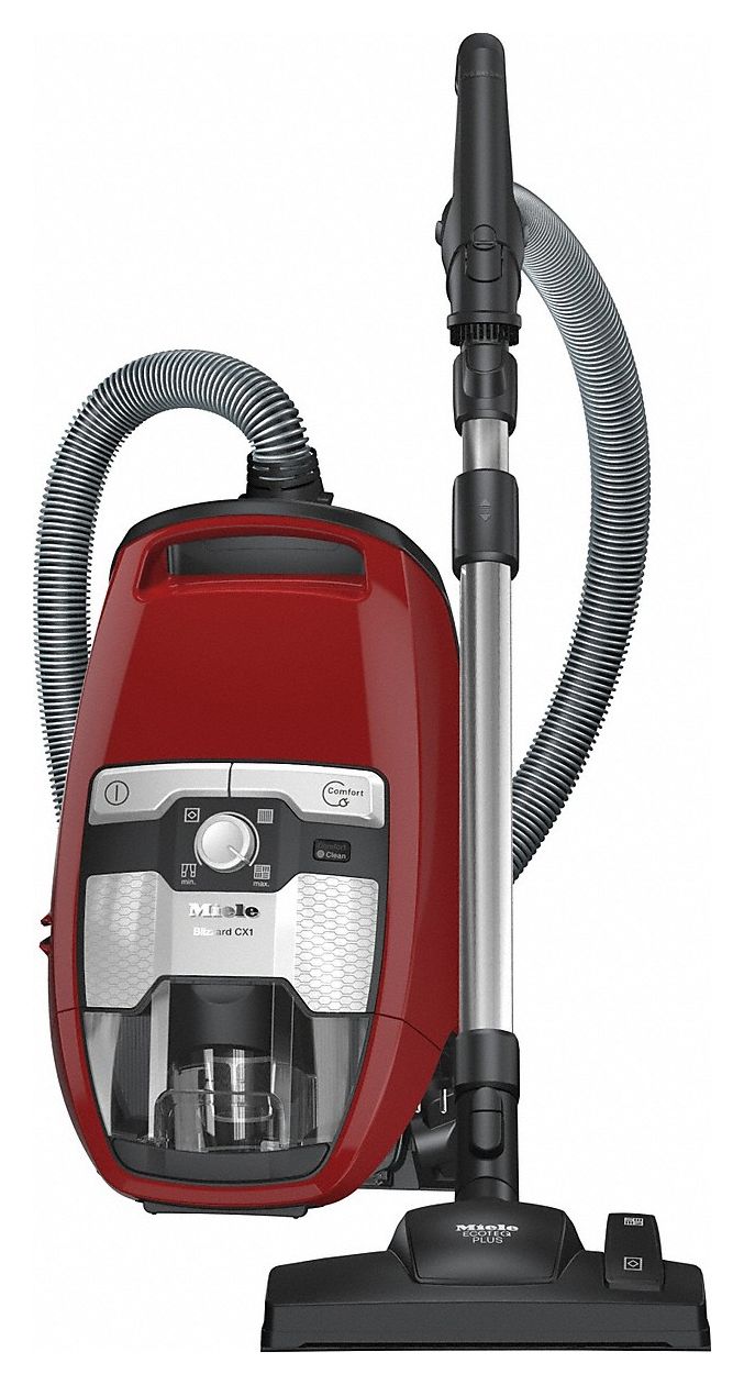 Blizzard CX1 Bodenstaubsauger Beutellos 890 W Hygienefilter  (Rot) 
