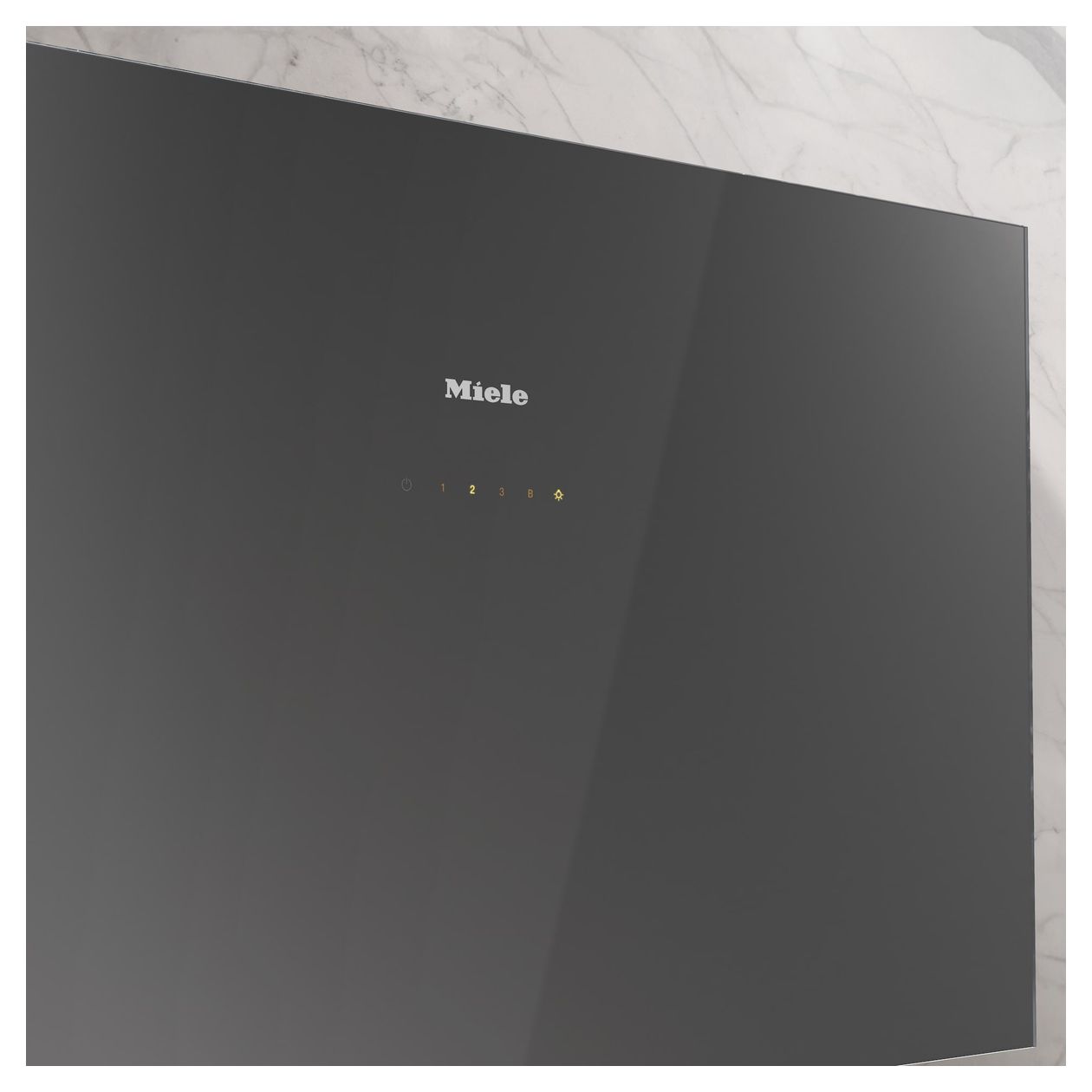 DA9092W Abluft/Umluft Dunstabzugshaube/Esse Wand 88 cm (Grau) 