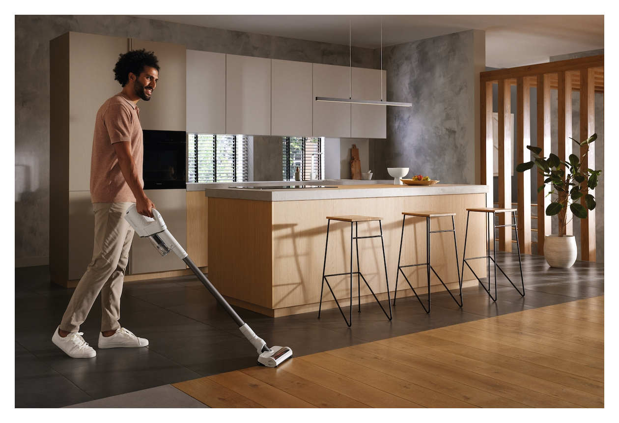 Duoflex HX1 Extra Handstaubsauger Beutellos bis 55 min Laufzeit  (Weiß) 