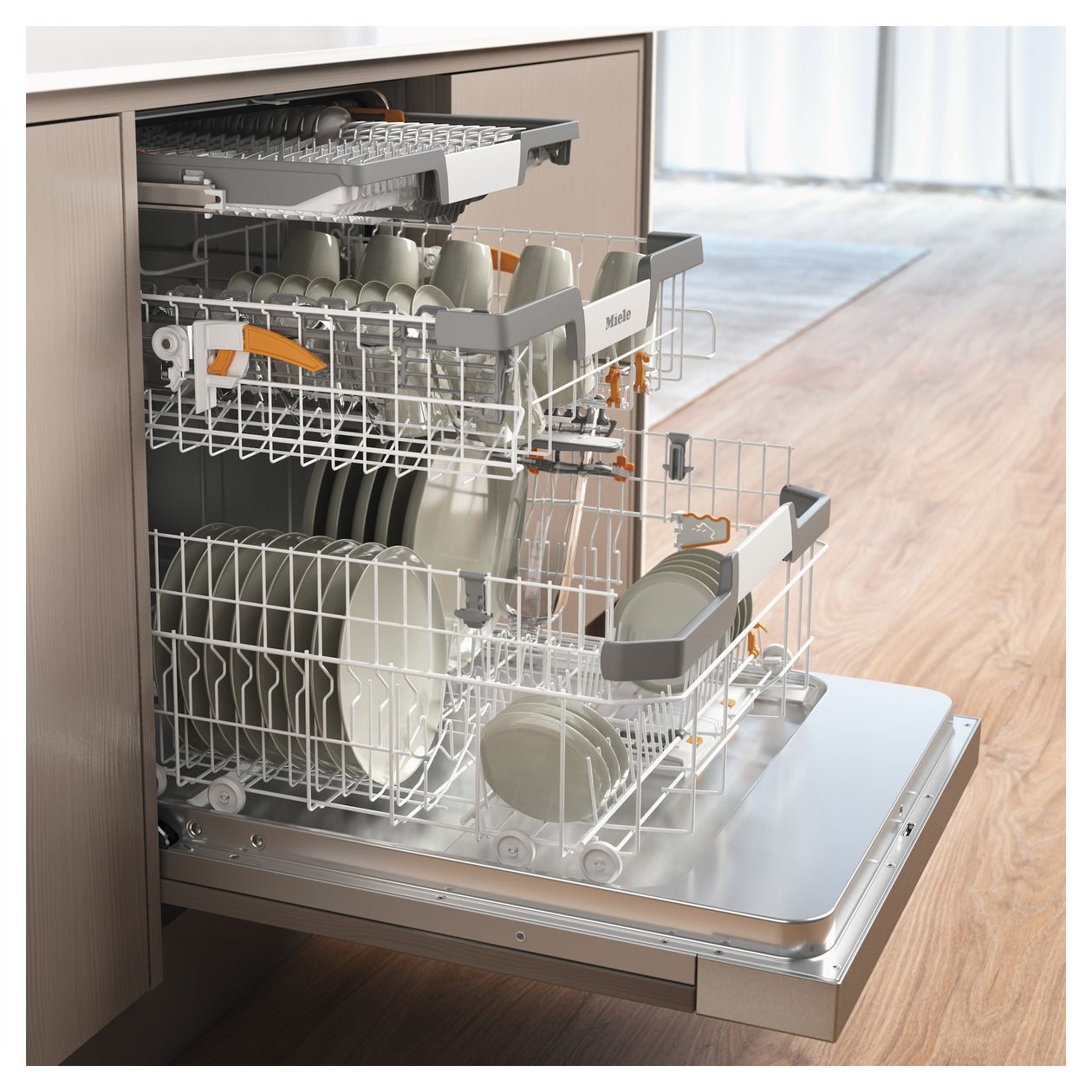 G5833SCi Active Plus E 60 cm Geschirrspüler teilintegriert (ohne Front) Leise 14 Maßgedecke aquaStop Funktion 