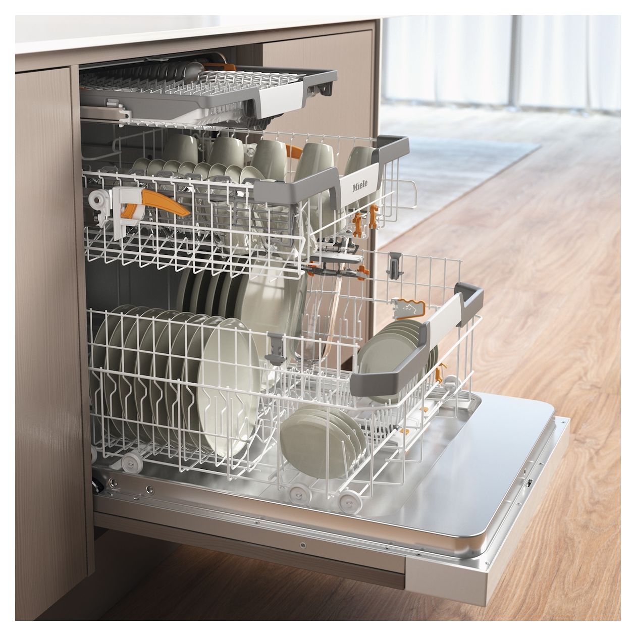 G7210SCi 60 cm Geschirrspüler integriert (ohne Front) Leise 14 Maßgedecke Wärmetauscher & Auto Open 
