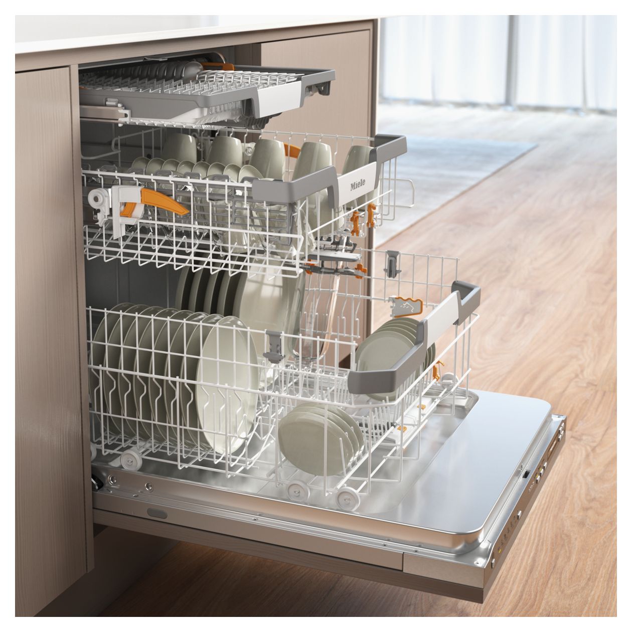 G7380SCVi FF 60 cm Geschirrspüler vollintegriert (ohne Front) Leise 14 Maßgedecke Active condensation 