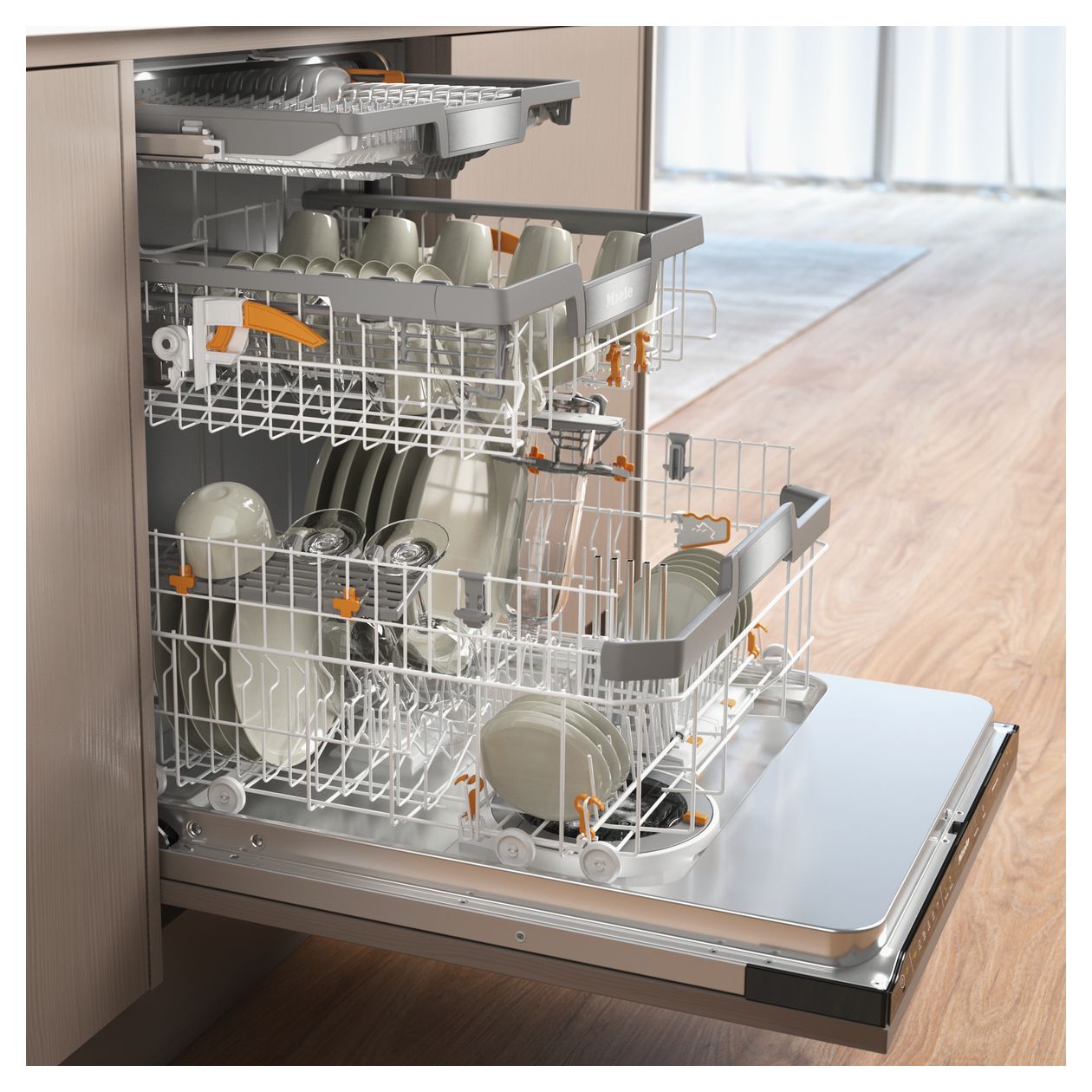 G7765SCVi XXL AutoDos 60 cm Geschirrspüler vollintegriert (ohne Front) Sehr leise 14 Maßgedecke aquaStop Funktion Active condensation 