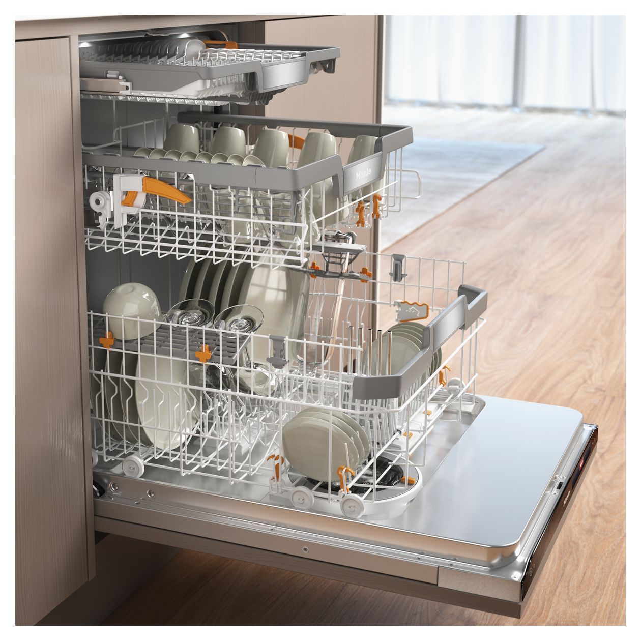 G7985SCVi XXL AutoDos K2O 60 cm Geschirrspüler vollintegriert (ohne Front) Sehr leise 14 Maßgedecke aquaStop Funktion Active condensation 