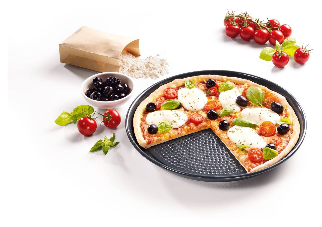 HBFP27-1 Runde Back- und AirFry-Form gelocht 27 cm 