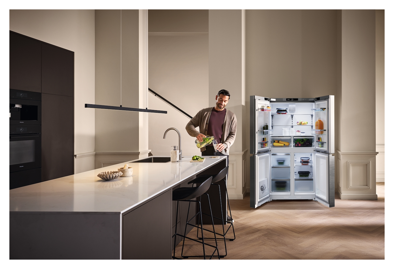 KFFD6741 Side-by-Side Kühl-/ Gefrierkombination French Door 356,4 l / 220 l 269 kWh NoFrost 1805 mm x 906 mm  (Edelstahl) 