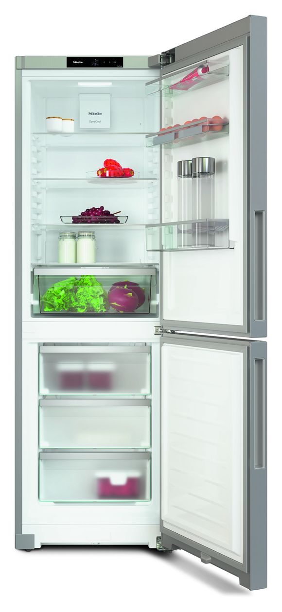 KFN4375BD 227 l / 103 l Kühl-Gefrierkombi freistehend NoFrost 127,75 kWh Jahr  (Edelstahl) 