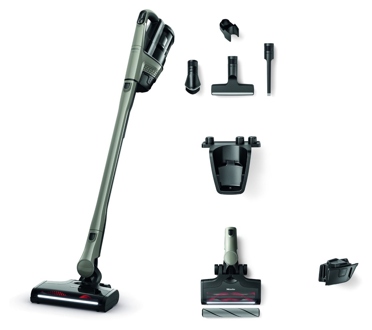 Triflex HX3 Hardfloor Handstaubsauger Beutellos bis 70 min Laufzeit 25,2 V HEPA  (Grau) 