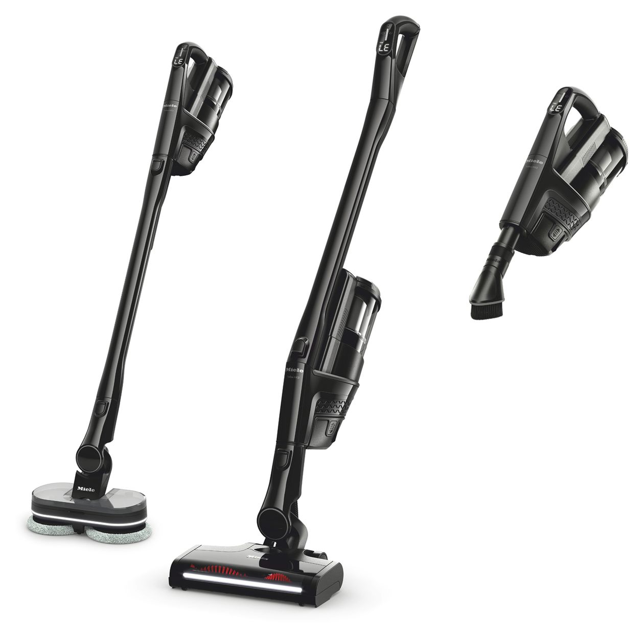 Triflex HX3 Plus Aqua Handstaubsauger Beutellos bis 140 min Laufzeit 25,2 V HEPA  (Schwarz) 