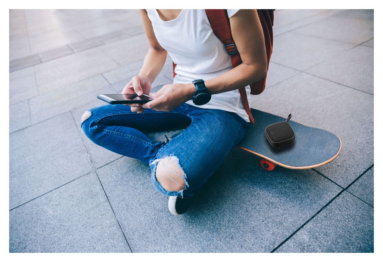 Mini 3 W Bluetooth Lautsprecher Laufzeit bis 4 h  (Schwarz) 