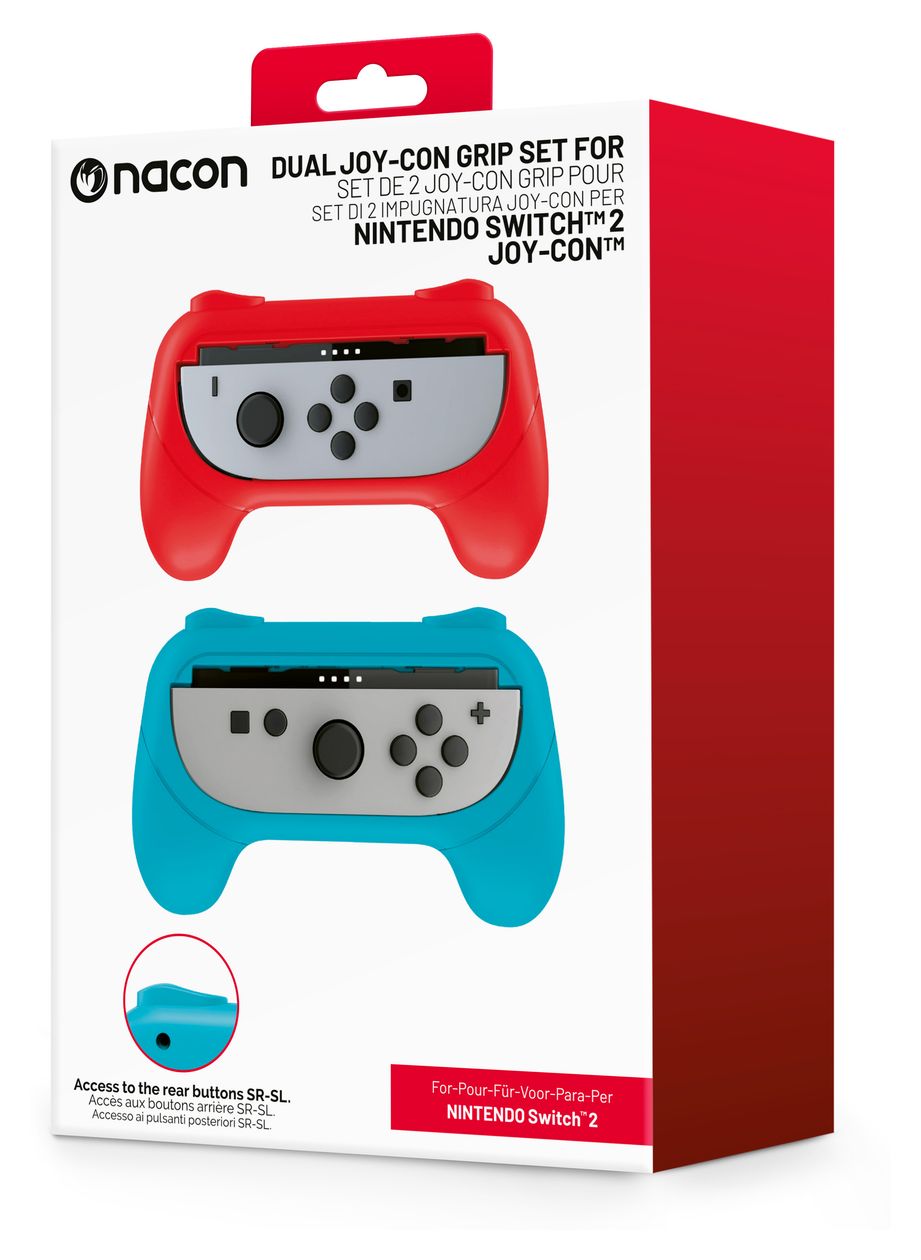Dual Joy-Con Grip Set Steuerungsgrip Nintendo Switch 2  (Blau/Rot) 