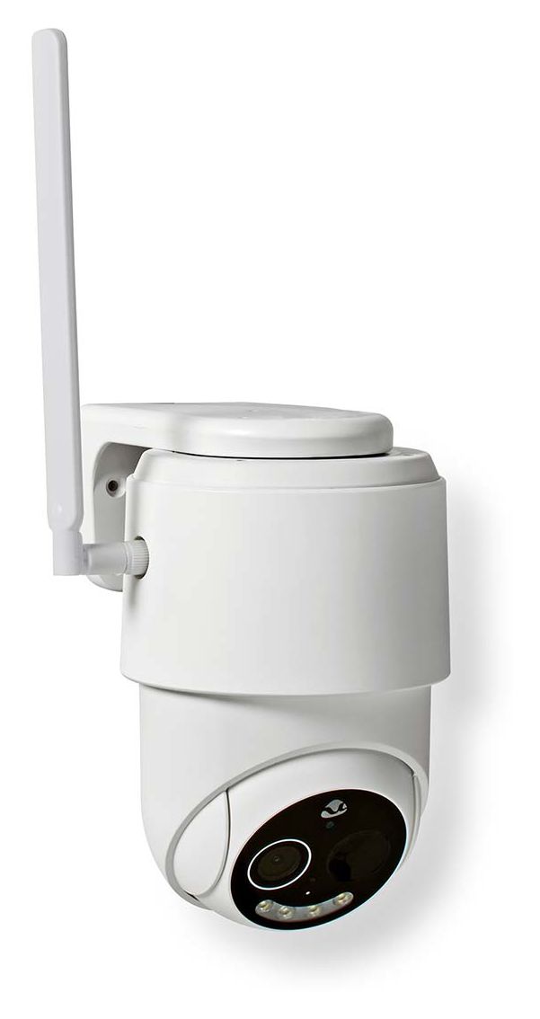 SmartLife SIMCBO50WT 1920 x 1080 Pixel IP-Sicherheitskamera IP65 4G Außen Nachtsicht  (Weiß) 