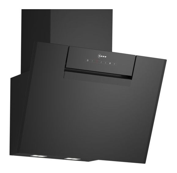D65IFN1S0 Abluft/Umluft Dunstabzugshaube/Esse Wand 60 cm (Schwarz) 