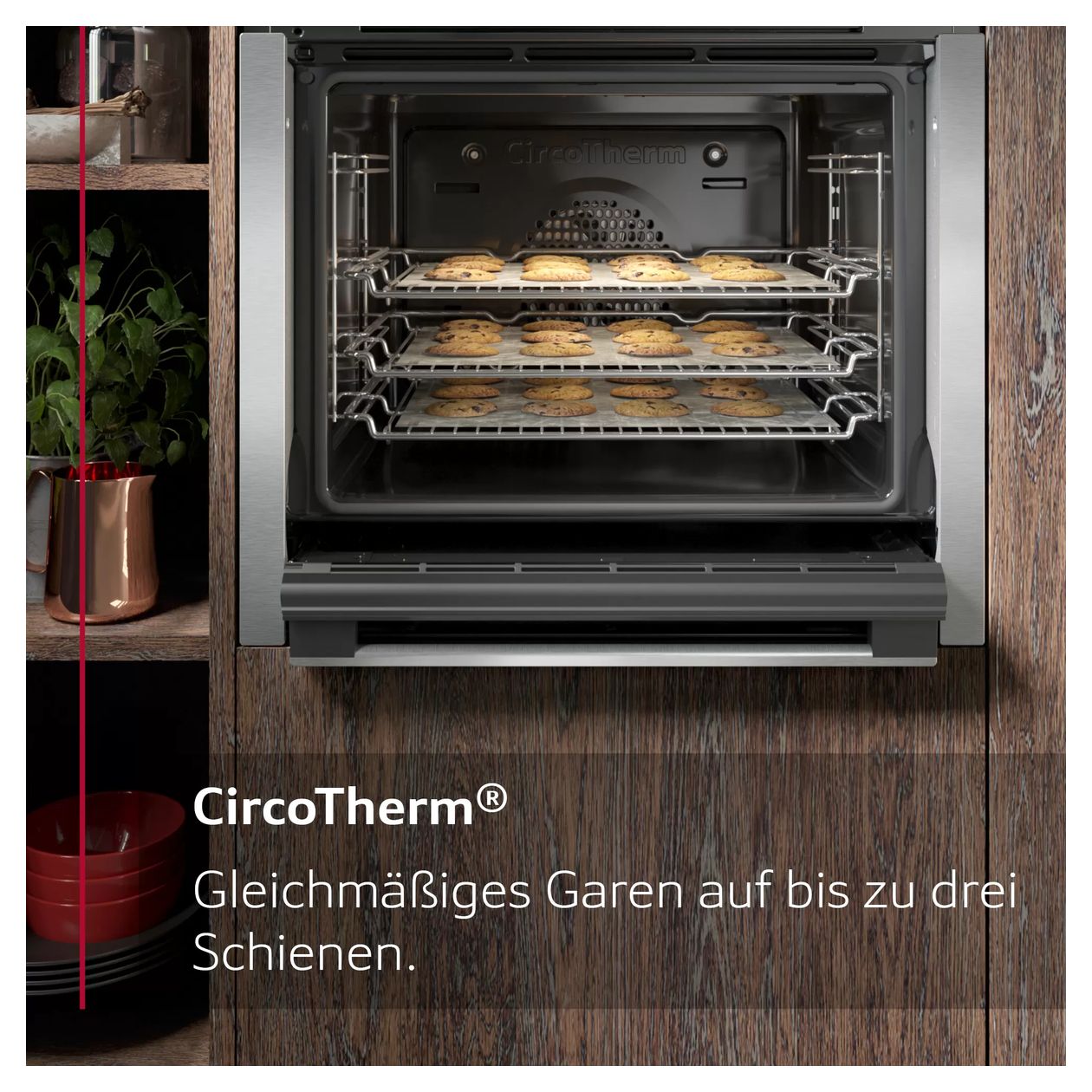 EX4B0 (E1CCD2AK3 + M16SRF0L0) Herdset groß AutoClean EasyClean mit 60 cm Glaskeramik Kochfeld 