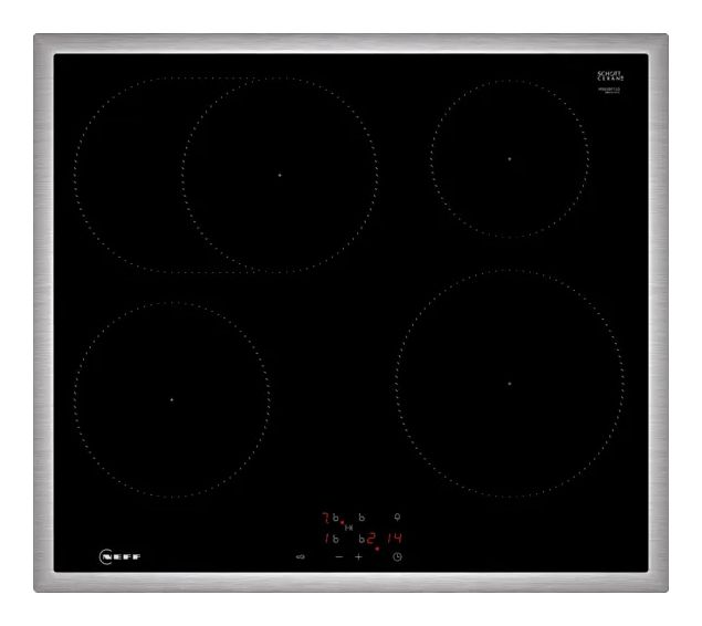 EX4PIB0 (E2CCG6AK4 + M56SBF1L0) Herdset groß AutoClean EasyClean mit 60 cm Induktions Kochfeld 