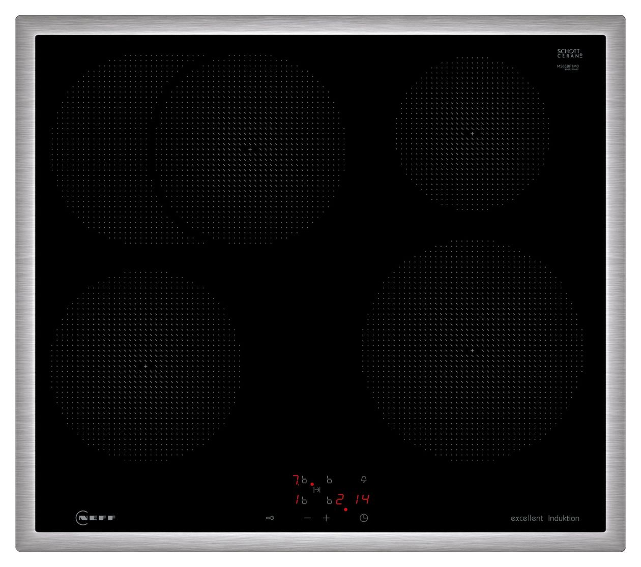 HMK320SIP (E2ACH7AG4 + M56SBF1M0 + Z1608BX0) Herdset groß AutoClean EasyClean mit 60 cm Induktions Kochfeld 
