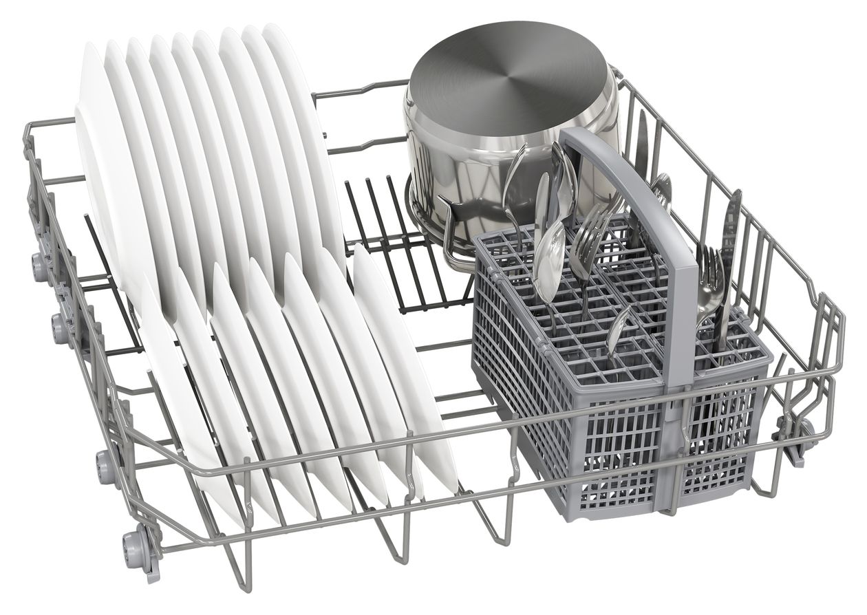 N50 S145HTS06E 60 cm Geschirrspüler teilintegriert (ohne Front) Leise 13 Maßgedecke aquaStop Funktion Wärmetauscher 