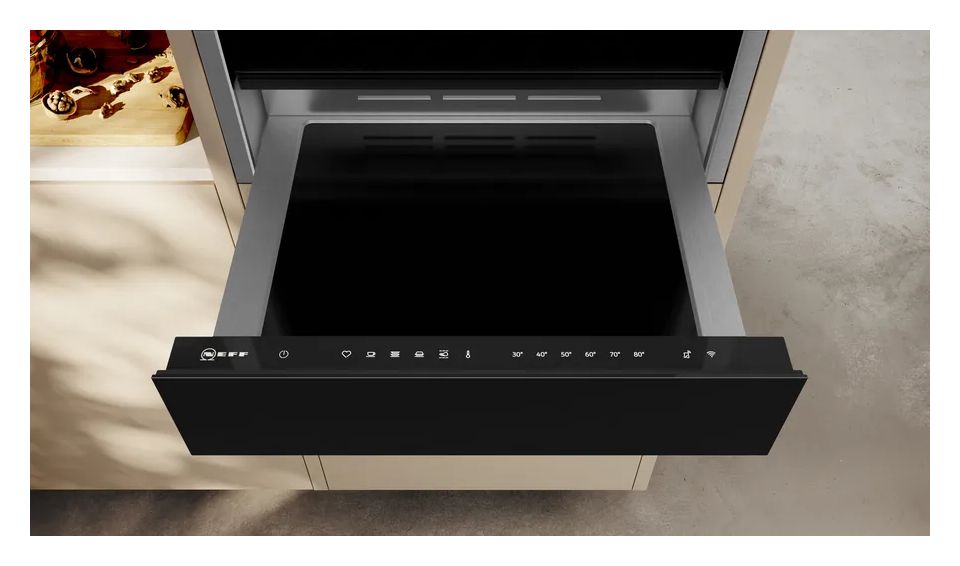 N70 N24HA11N1 Wärmeschublade 14 cm 30 - 80 °C (Edelstahl) 