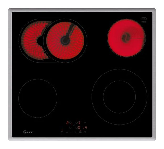 T16SBN1L0 autarkes 60 cm Glaskeramik Kochfeld/Herdplatte 4 Zone(n) 