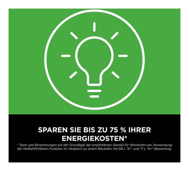 AF200EU Doppel Heißluftfritteuse 7,6 l 2400 W  (Schwarz) 