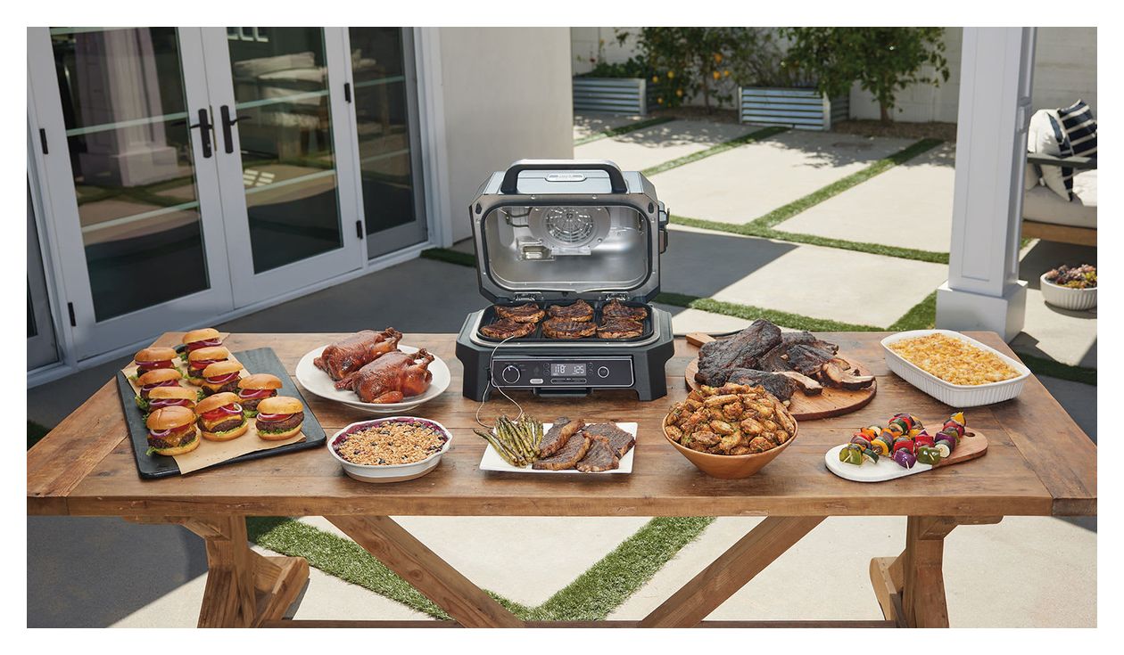 OG850EU Woodfire Pro XL Outdoor Grill und Smoker 1 Zone(n) 1700 W  (Schwarz, Grau) 