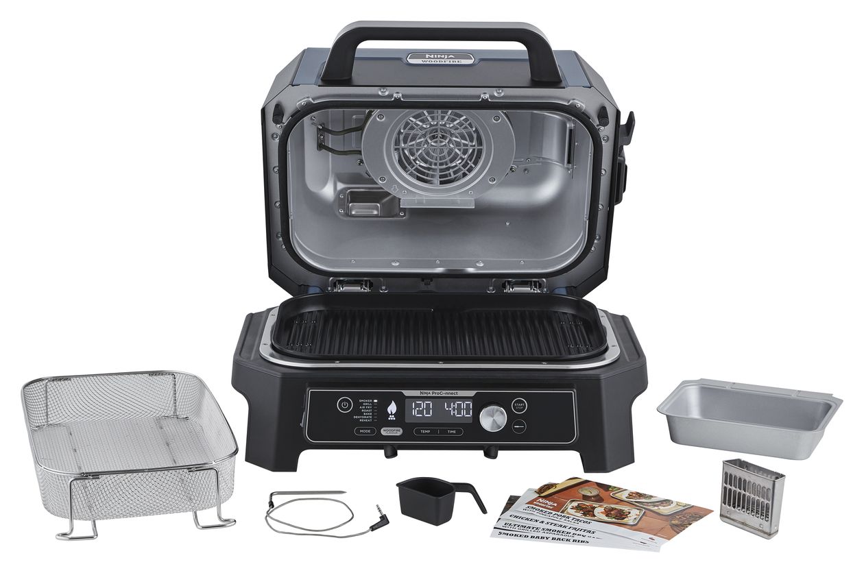 OG901EU Woodfire Pro Connect XL 1700 W  (Schwarz) 