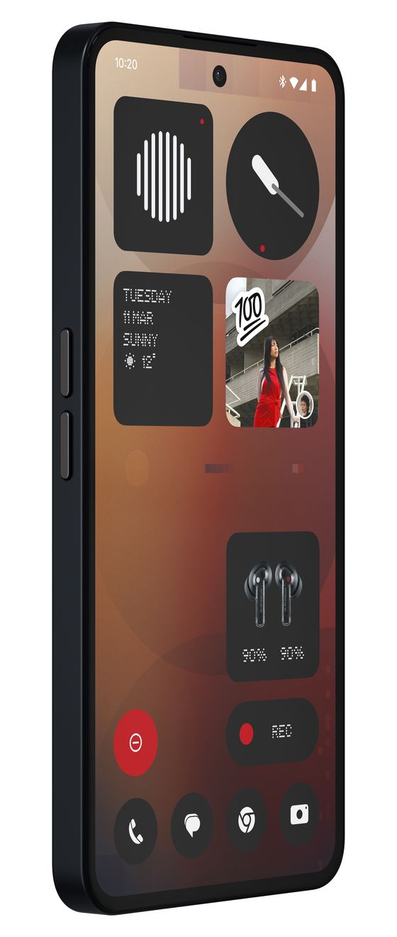 Phone (3a) 256 GB 5G Smartphone 17,2 cm (6.77") 2,5 GHz Android 50 MP Dreifach Kamera Dual Sim WiFi 6  (Schwarz) 