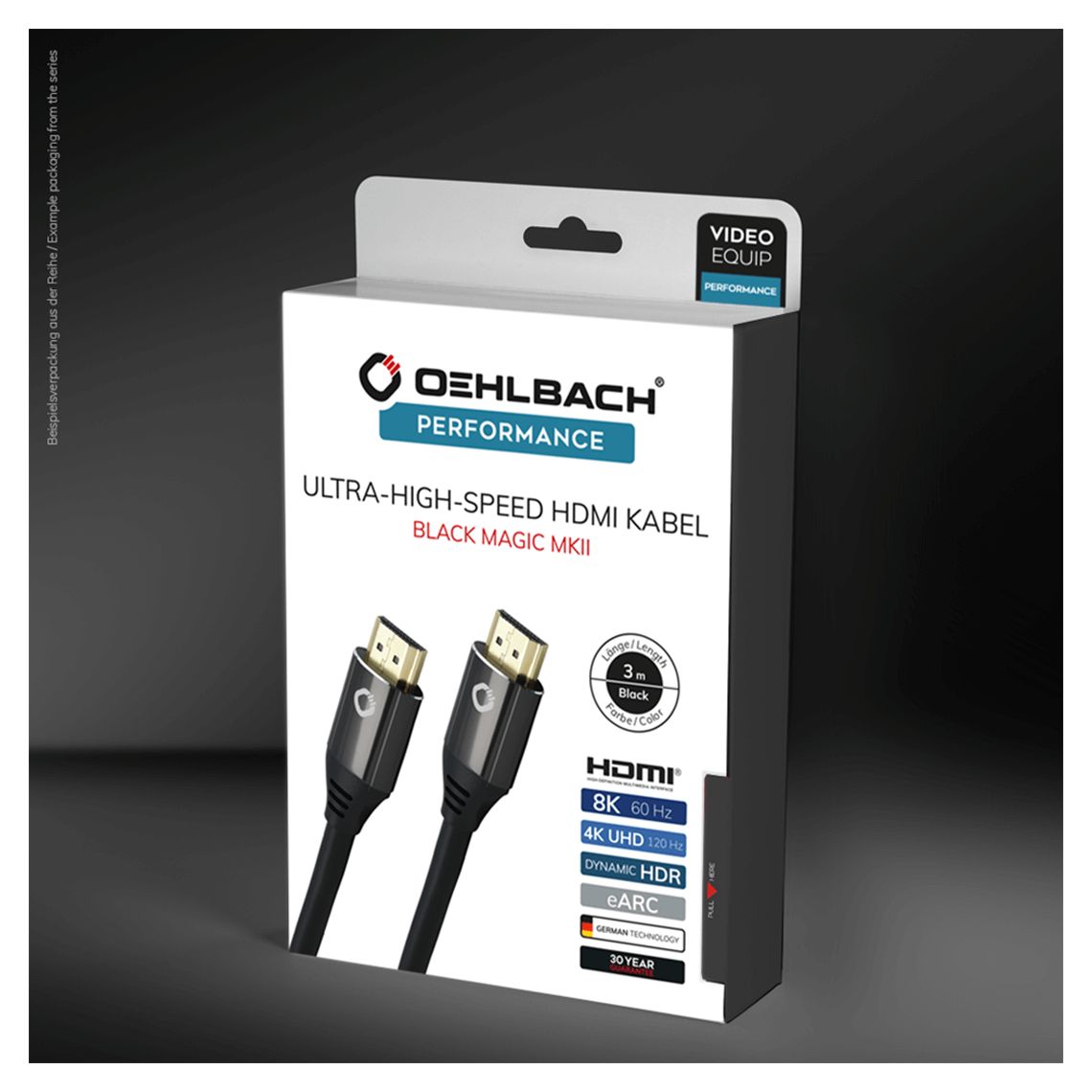 Black Magic MKII 48 Gbit/s Stecker Gerade HDMI auf HDMI Typ A (Standard) 0,75 m  (Schwarz) 