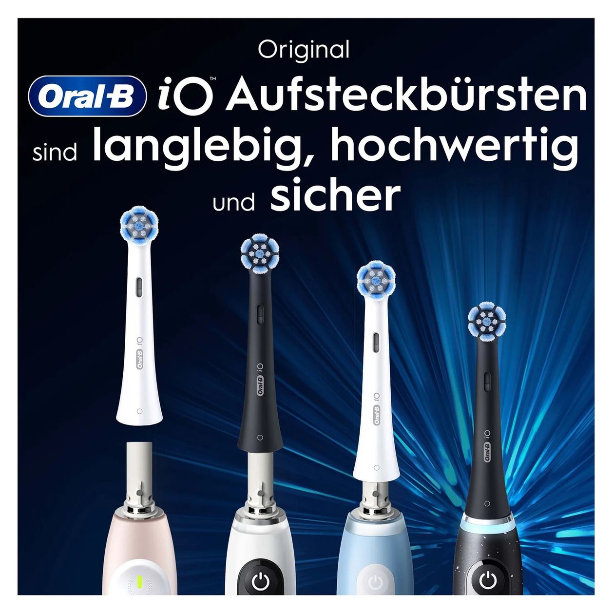 iO Sanfte Reinigung Aufsteckbürsten 