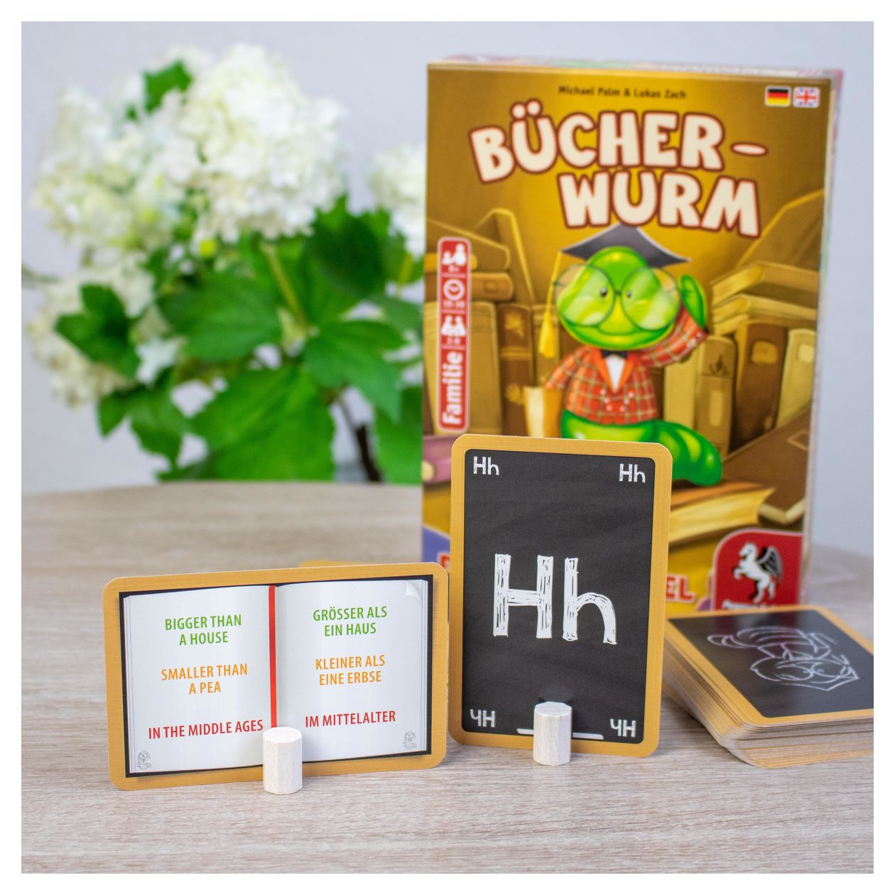 18322G Bücherwurm - Das Kartenspiel Kartenspiel bis zu 8 Spielern ab 8 Jahr(e) 