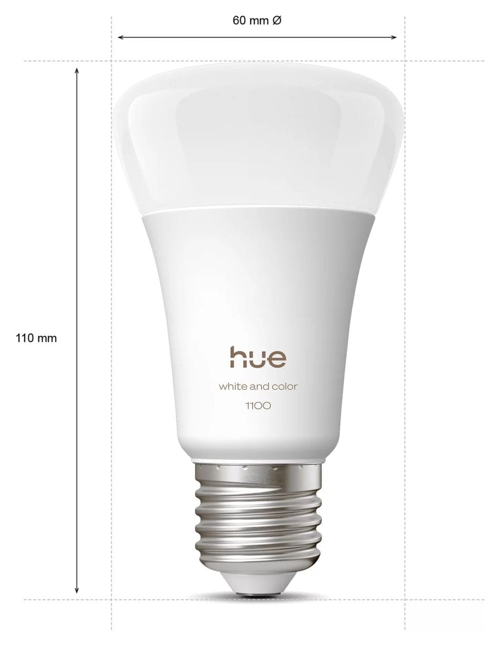 A60 – Smarte Lampe E27 – 1100 lm 
