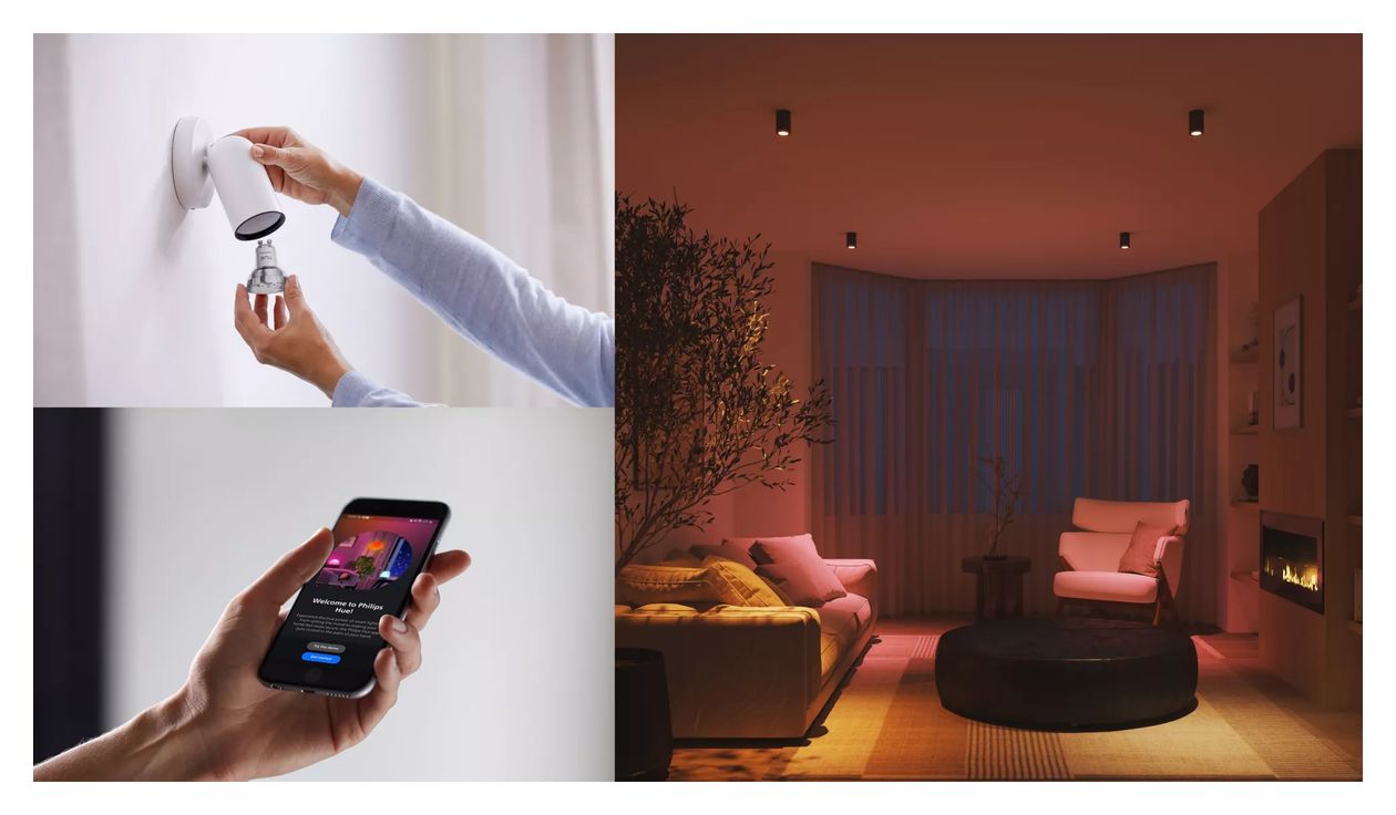 Essential GU10 – Smarter Spot – 345 lm – 4,7 W – 3er-Pack 