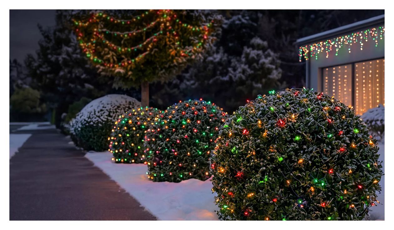 Festavia Netzlichterkette – 1 m x 3,5 m, 250 LEDs 
