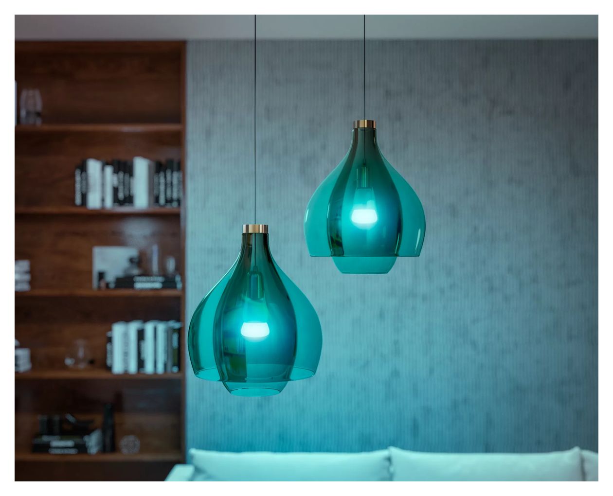 Hue White Ambience Starterset: E27 Lampe A60 Doppelpack + Dimmschalter LED Set für intelligente Beleuchtung 1100 mm Warmweiß, Kaltweiße 
