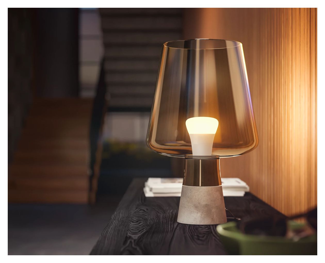 Hue White E27 A60 Viererpack LED Intelligentes Leuchtmittel Weiches Weiß 