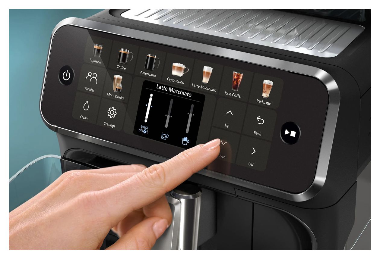 Series 5500 EP5541/50 LatteGo Kaffeevollautomat 15 bar 1,8 l 275 g  (Schwarz) 