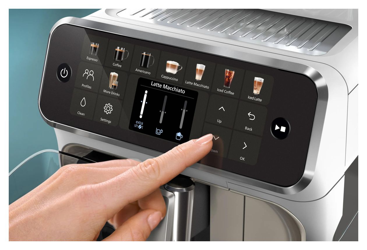 Series 5500 EP5543/90 LatteGo Kaffeevollautomat 15 bar 1,8 l 275 g  (Grau) 