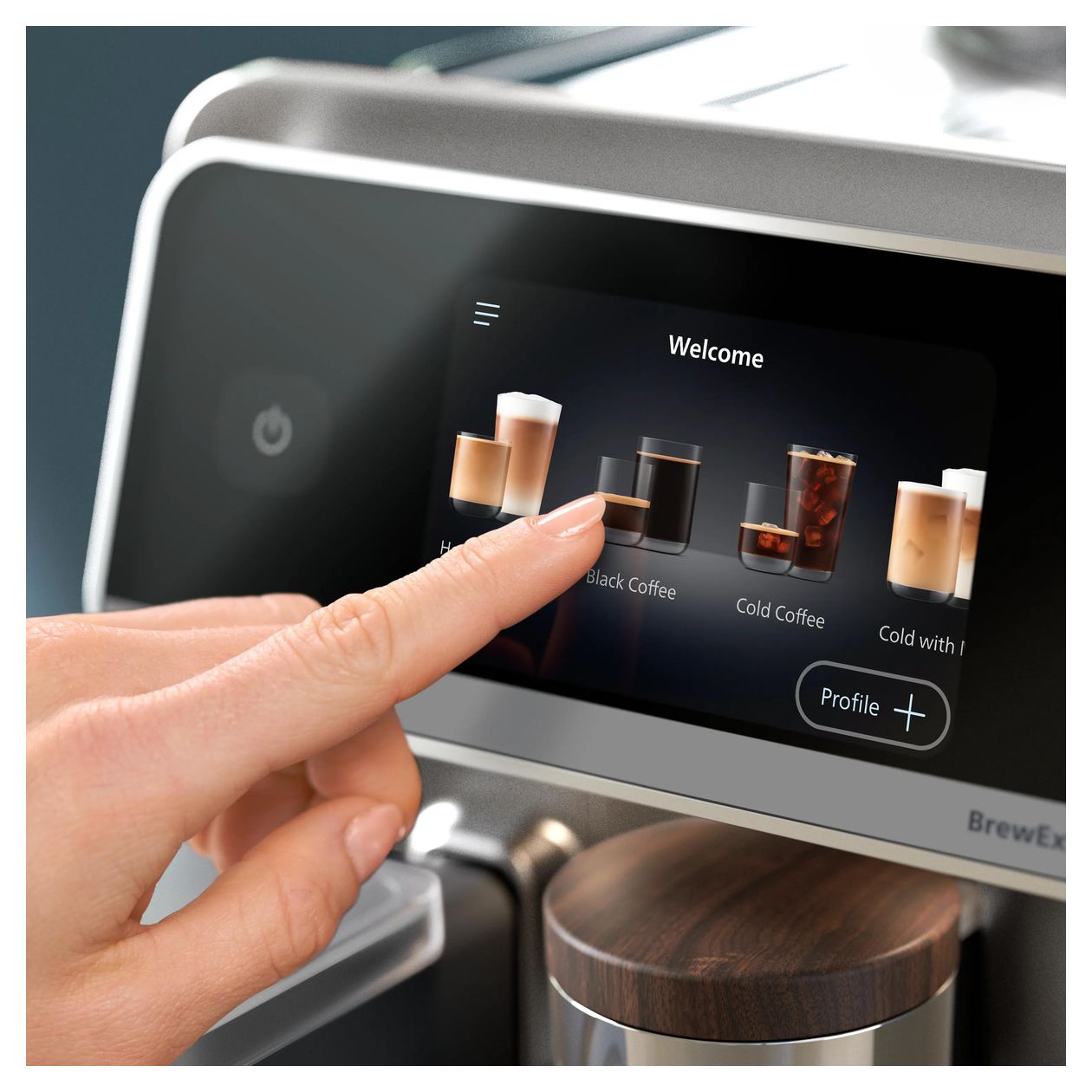 Series 8000 EP8757/92 LatteGo Pro Aromis Kaffeevollautomat 15 bar 1,9 l 275 g  (Grau) 