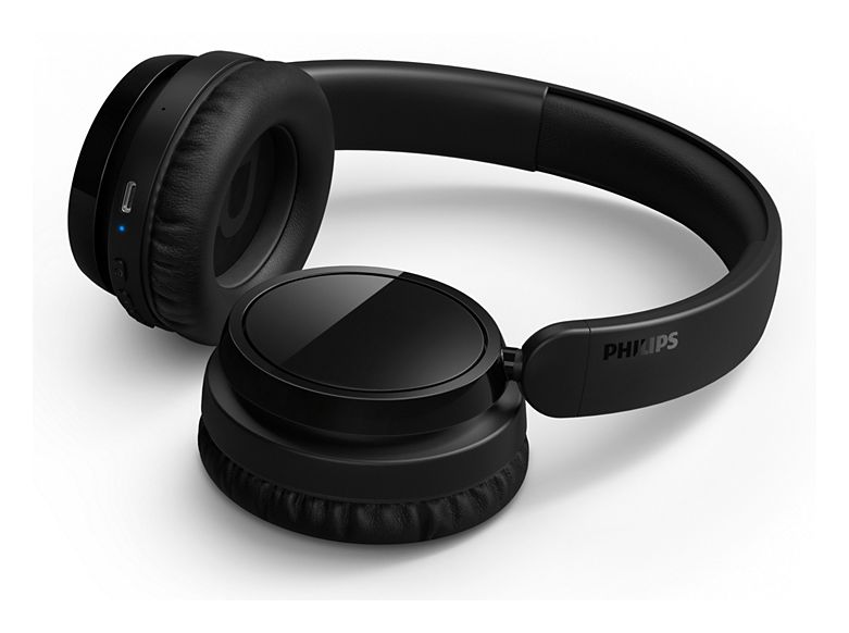 TAH4209WT/00 Ohraufliegender Bluetooth Kopfhörer kabellos 65 h Laufzeit  (Schwarz) 