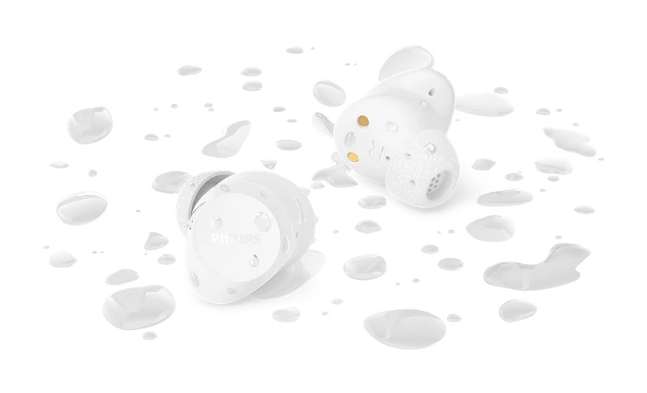 TAT1300WT/00 In-Ear Bluetooth Kopfhörer Kabellos TWS 6 h Laufzeit IPX4  (Weiß) 